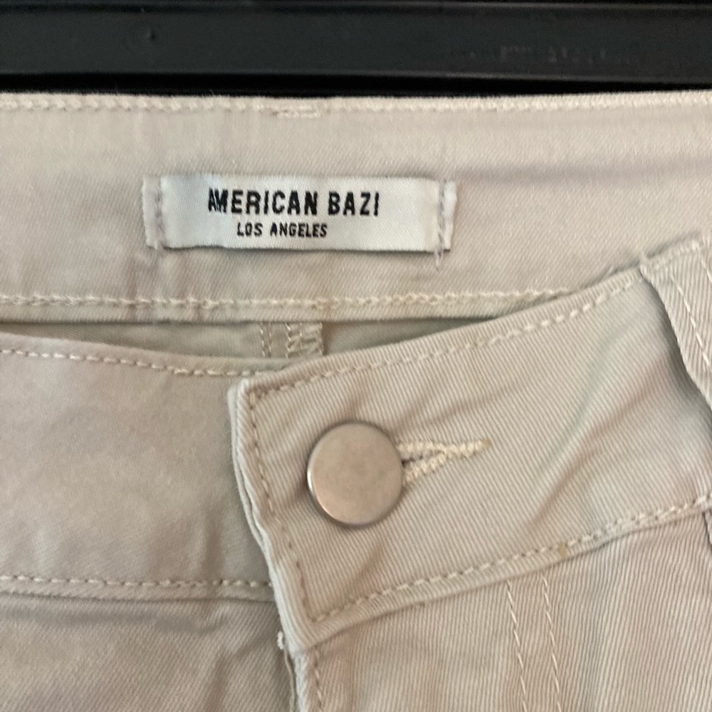 NWT American Bazi Ivory Cargo Joggers - Picture 7 of 7